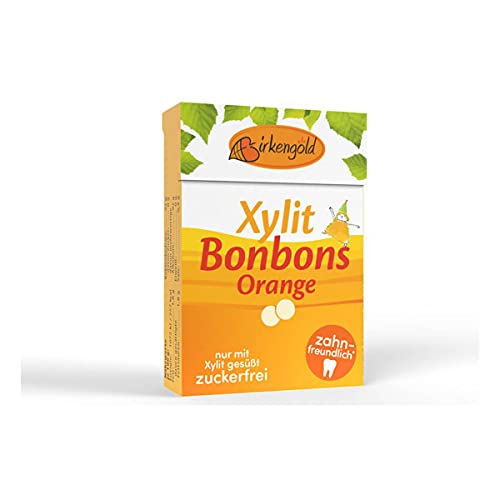 Birkengold - Bonbons Orange - 30 g - 12er Pack von Birkengold