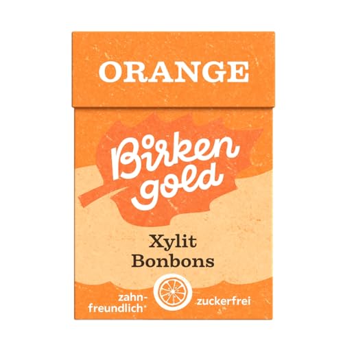 Birkengold - Bonbons Orange - 30 g - 12er Pack von Birkengold