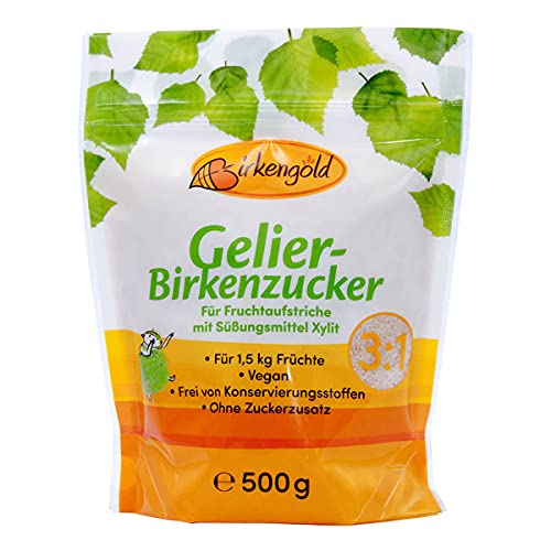 Birkengold - Gelier-Birkenzucker 3:1 - 0,5 kg - 6er Pack von Birkengold