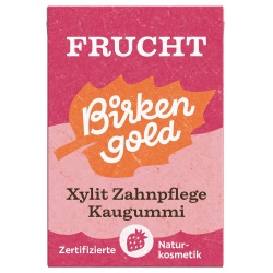 Frucht-Kaugummi zur Zahnpflege Frucht-Kaugummi zur Zahnpflege von Birkengold