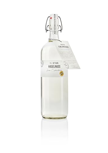 BIRKENHOF Brennerei | Haselnuss - feine Spirituose aus gerösteten Haselnüssen | (1 x 1l ) - 32 % vol. von Birkenhof Brennerei