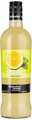 BIRKENHOF Brennerei | Saurer - fruchtiger Zitrus Likör | (1 x 0,7l ) - 15 % vol. von Birkenhof Brennerei