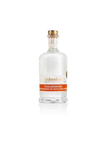 BIRKENHOF Brennerei | Vogelbeerbrand - durch Mazeration und Destillation gewonnen | (1 x 0,5l ) - 40 % vol. von Birkenhof Brennerei