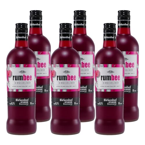 Birkenhof RumBee Himbeerlikör (6 x 0,7L) von Birkenhof