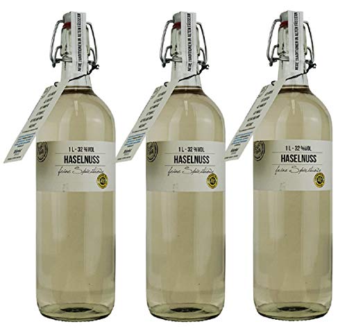 31,66€/l Birkenhof Haselnuss 3 x 1,0 Liter in Bügelflasche von Birkenhof