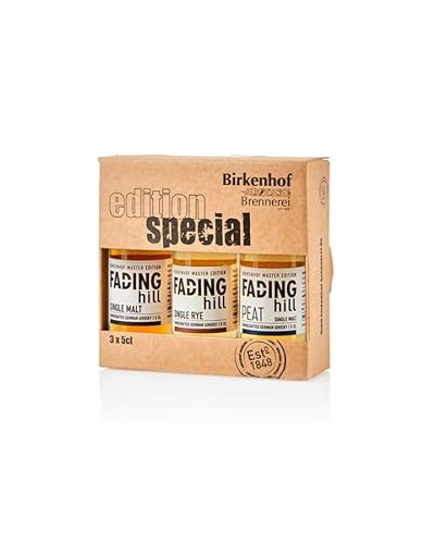 Birkenhof Fading Hill Whisky Probierset 3 x 0,05 Liter 45,67% Vol. von Birkenhof