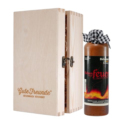 Birkenhof Fichtenfeuer Kräuterlikör mit Geschenk-HK von Birkenhof
