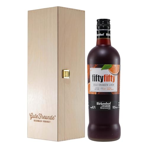 Birkenhof FiftyFifty Cola-Orangen-Likör mit Geschenk-HK von Birkenhof