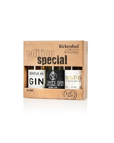 Birkenhof Gin Special (GENTLE/GOAT´S/GUSTUS) 3 x 0,05 L von Birkenhof