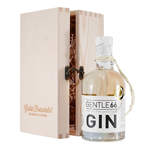 Gentle 66 – The Gin for Gentlemen mit Geschenk-Holzkiste von Birkenhof