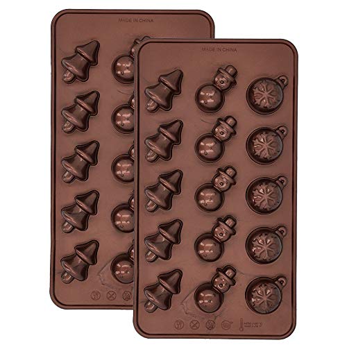 Birkmann RBVB5 Chocolaterie lebensmittelechtem Silikon, Pralinenform Weihnachten (2er Pack) von Birkmann RBVB5