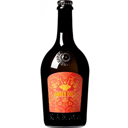 Craft Beer Amber Karma Doll 75 Cl - Paket 6 Stück von Birrificio Karma