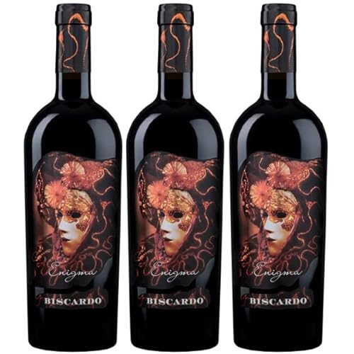 Rotweine aus Italien • Biscardo Enigma Rubicone Sangiovese (3 x 0,75 l) von Biscardo