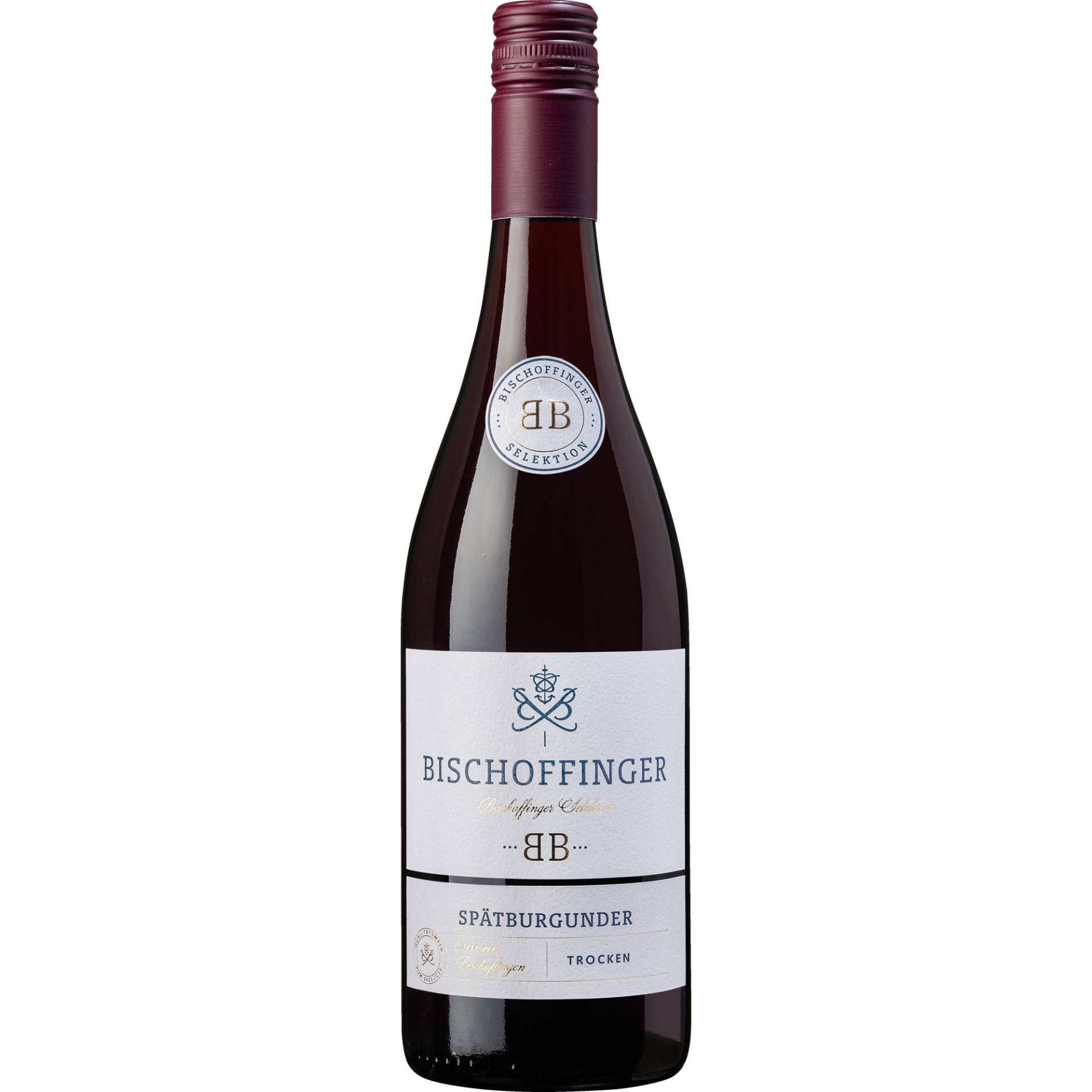 Bischoffinger BB Selektion Spätburgunder QbA, Trocken, Baden, Baden, 2022, Rotwein Bischoffinger BB Selektion Spätburgunder QbA, Trocken, Baden, Baden, 2022, Rotwein von Bischoffinger Winzer eG