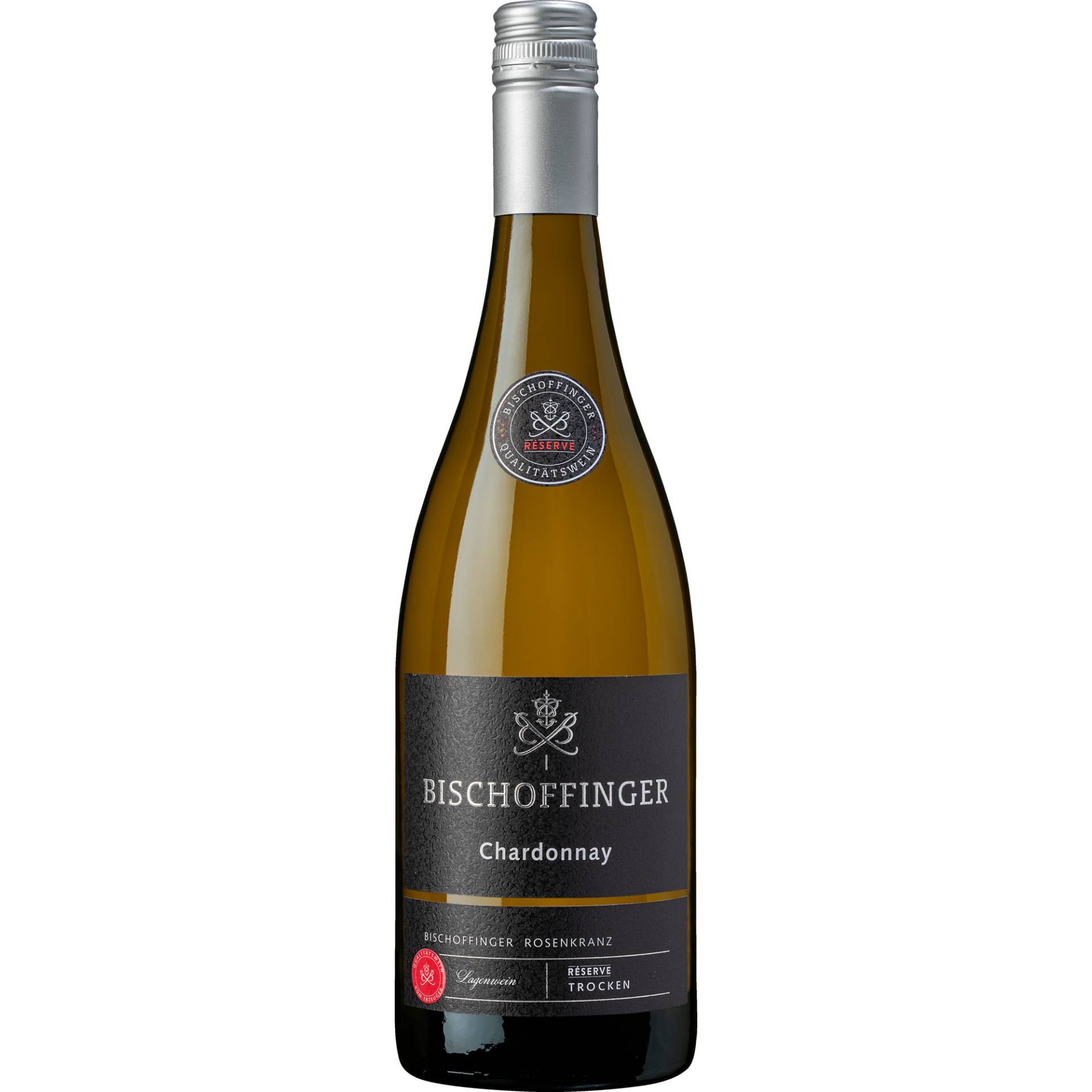 Bischoffinger Rosenkranz Chardonnay Réserve QbA, Trocken, Baden, Baden, 2022, Weißwein Bischoffinger Rosenkranz Chardonnay Réserve QbA, Trocken, Baden, Baden, 2022, Weißwein von Bischoffinger Winzer eG