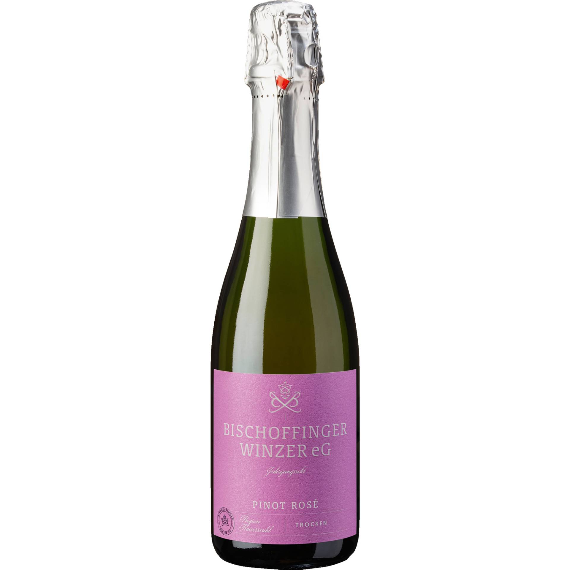 Bischoffinger Winzer Pinot Rosé Jahrgangsekt, Trocken, Baden, 0,375 L, Baden, 2022, Schaumwein Bischoffinger Winzer Pinot Rosé Jahrgangsekt, Trocken, Baden, 0,375 L, Baden, 2022, Schaumwein von Bischoffinger Winzer eG