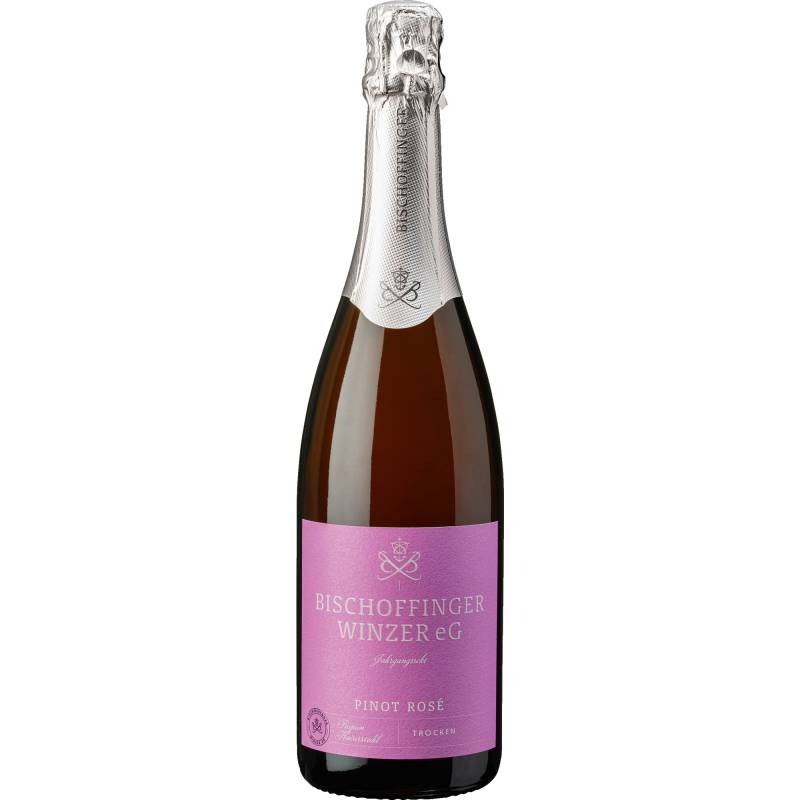 Bischoffinger Winzer Pinot Rosé Jahrgangsekt, Trocken, Baden, Baden, 2023, Schaumwein von Bischoffinger Winzer eG