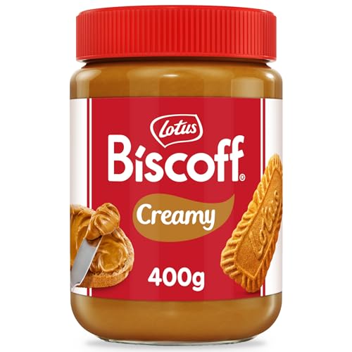 Lotus Biscoff | Süßer Brotaufstrich | Cremig | Karamellisierter Keksgeschmack | Vegan | Nussfrei | Kein Zusatz von Aromen oder Farbstoffen | PET Glas | 400g von Biscoff