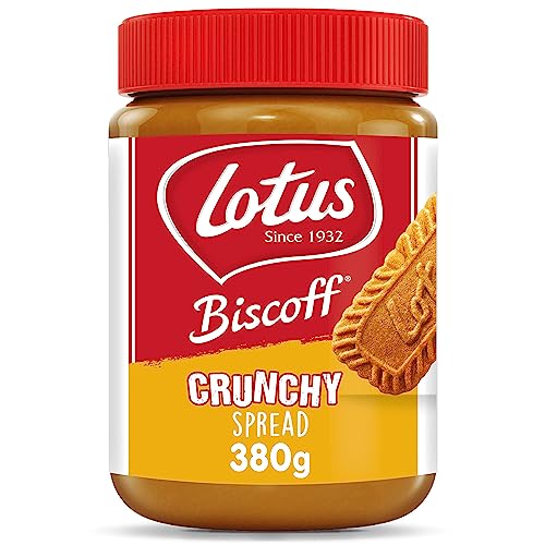 Lotus Biscoff Brotaufstrich Crunchy, 4er Pack (4 x 380 g) von Biscoff