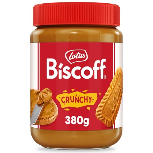 Lotus Biscoff | Süßer Brotaufstrich | Knusprig | Karamellisierter Keksgeschmack | Vegan | Nussfrei | Kein Zusatz von Aromen oder Farbstoffen | PET Glas | 380g von Biscoff