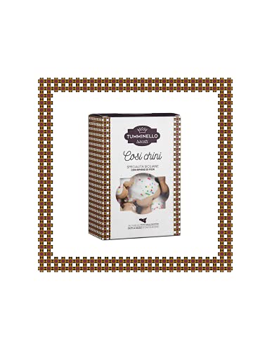 Cosi Chini gefüllt mit getrockneten Feigen und sizilianischen Mandeln 320 gr Cosi Chini gefüllt mit getrockneten Feigen und sizilianischen Mandeln 320 gr von Biscotti Tumminello
