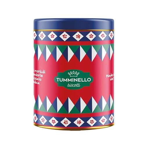 Aretusa dose mit sizilianischen weichen Cantucci mit gerösteten Mandeln und Modica Schokolade 250 gr von Biscotti Tumminello