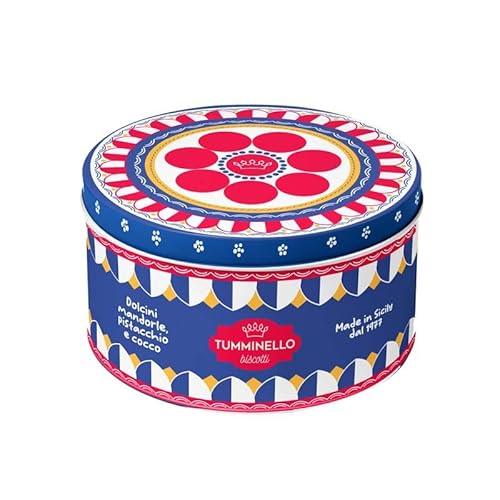 Tifeo Dose mit Ricci aus Mandeln, Pistazien und Kokos Pralinen 120 gr Tifeo Dose mit Ricci aus Mandeln, Pistazien und Kokos Pralinen 120 gr von Biscotti Tumminello