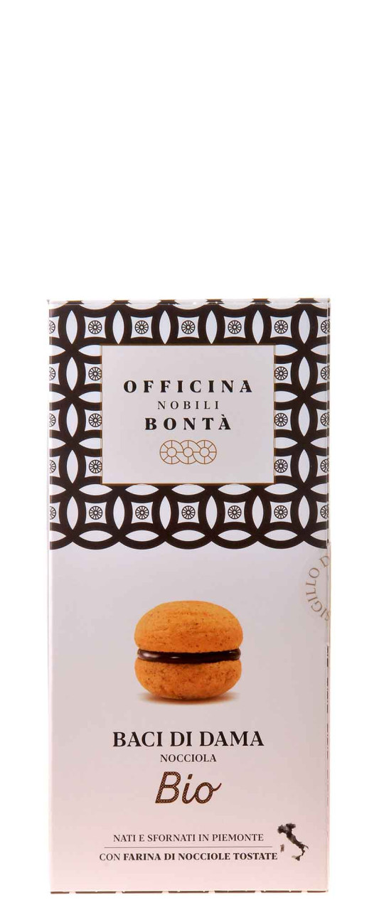 Officina Nobili Bonta Baci di Dama Nocciola Bio 180g von Biscottificio Roero s.r.l