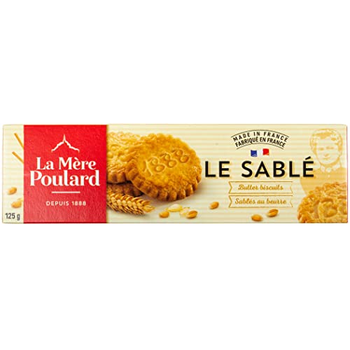 Sablés - Französische Kekse mit Butter aus der Normandie Mont St. Michel, La Mere Poulard 125g von LA MERE POULARD