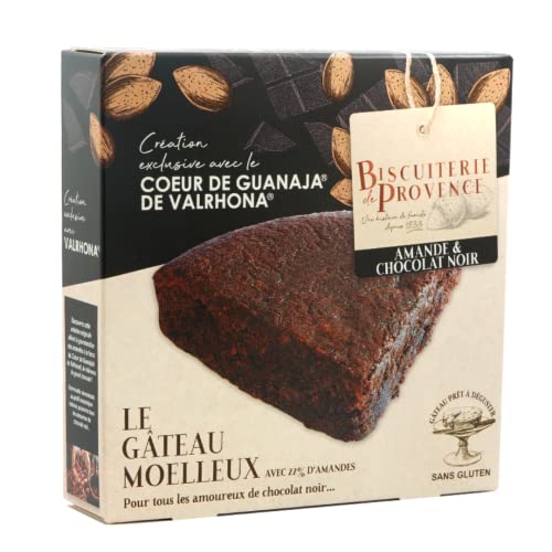Biscuiterie de Provence Glutenfreier Kuchen mit Valrhona-Guanaja-Schokolade, (225 g) von Biscuiterie de Provence