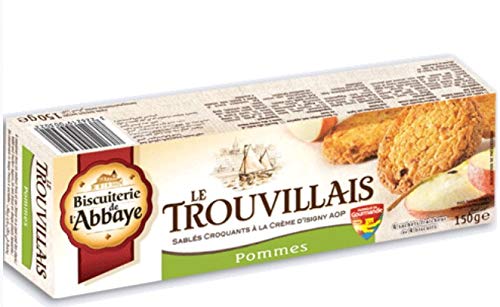 Biscuitere de l'Abbaye - Buttersandkekse mit Apfel (Le Trouvillais) 150 g von Biscuiterie de l' Abbaye