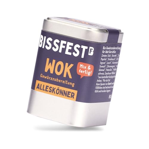bissfest Wok Alleskönner, Bio (3x85g) - Mit Chili, Ingwer, Kreuzkümmel & Co von Bissfest