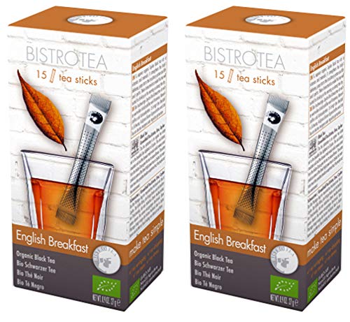 Bistrotea TSticks BIO Schwarztee ENGLISH BREAKFAST | 2er Pack = 30 Teesticks x 1,8 g = 54 g Bistrotea TSticks BIO Schwarztee ENGLISH BREAKFAST | 2er Pack = 30 Teesticks x 1,8 g = 54 g von Bistrotea