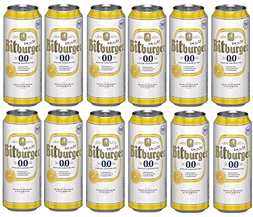 12 Dosen Bitburger Radler Alkoholfrei a 0,5 L 0% vol. inc. EINWEG Pfand von Bitburger