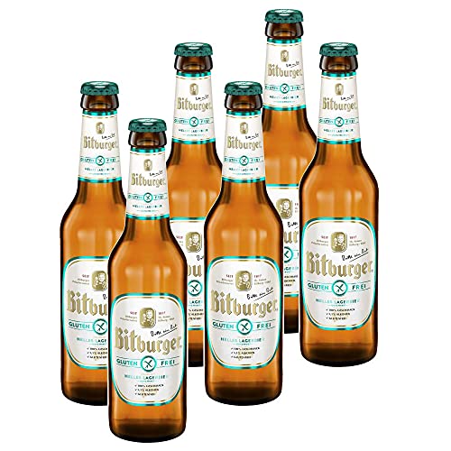 6 Stück - Bitburger | Helles Lagerbier | *glutenfrei* | 0,33 Liter, 5,1% Vol. | inkl. Pfand 0,48 € 6 Stück - Bitburger | Helles Lagerbier | *glutenfrei* | 0,33 Liter, 5,1% Vol. | inkl. Pfand 0,48 € von Bitburger