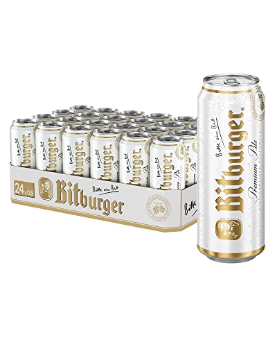 BITBURGER® Premium Pils | Dosen-Bier (24x 0,5l) | Hopfenbetonter Pilsgenuss | Aus Besten Hopfensorten | Nach Deutschem Reinheitsgebot Gebraut von Bitburger
