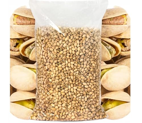 Bite & Delight 10kg Pistazien Geröstet Gesalzen mit Schale Frisch und Knusprig Snacks Knabberartikel Vegan Glutenfrei in Säcken von Bite & Delight
