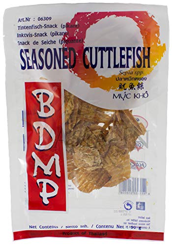 BDMP Seasoned Cuttlefish, Tintenfisch-Snack (pikant) 50g von Bites of Asia