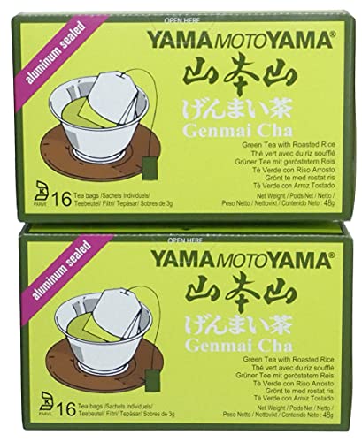 Bei 2 - Genmaicha Japanische Grüner Tee (16 Beutel) durch Yamamotoyama von Bites of Asia
