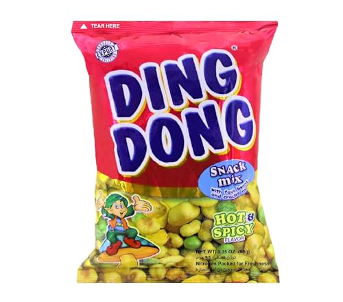 Ding Dong Mixed Nuts Hot & Spicy 100g x5-Packs von Bites of Asia