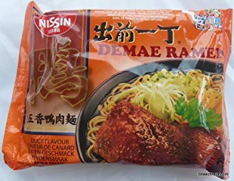 Nissin Instant-Nudel-Ente Flavour 100g x 5 Packungen von Bites of Asia
