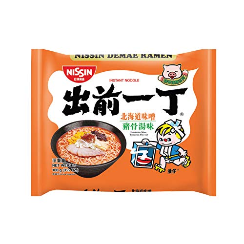 Nissin Instant-Nudel-Miso Tonkotsu Flavour 100g x 5 Packungen von Bites of Asia