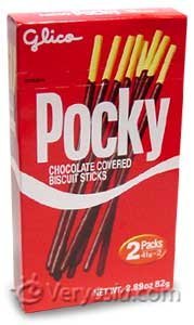 Pocky Chocolate Cream zogene Keks-Sticks 1,41 Unzen (Pack of 10) von Bites of Asia