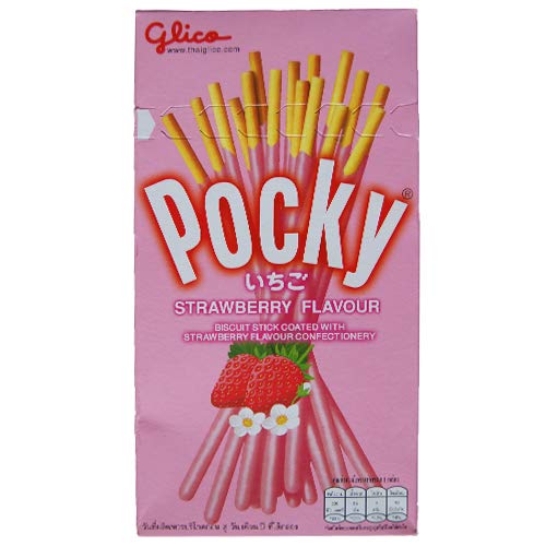 Strawberry Pocky 45g Box mit 10 Strawberry Pocky 45g Box mit 10 von Bites of Asia