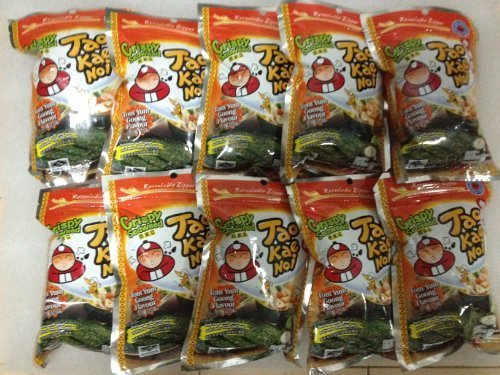 Tao Kae Noi japanischen Knusprige Algen, Tomyum Goong Flavour (10 packs) von Tao Kae Noi