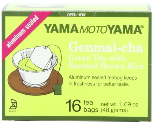 Yamamotoyama Genmai-cha-grüner Tee mit geröstetem Vollkornreis, 1.69-Ounce Boxes ( von Bites of Asia