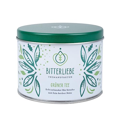 BitterLiebe Teemanufaktur Grüner Tee - Bio Sencha Grüntee 95g von Bitterliebe