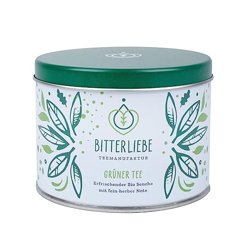 BitterLiebe Teemanufaktur Grüner Tee - Bio Sencha Grüntee 95g von Bitterliebe
