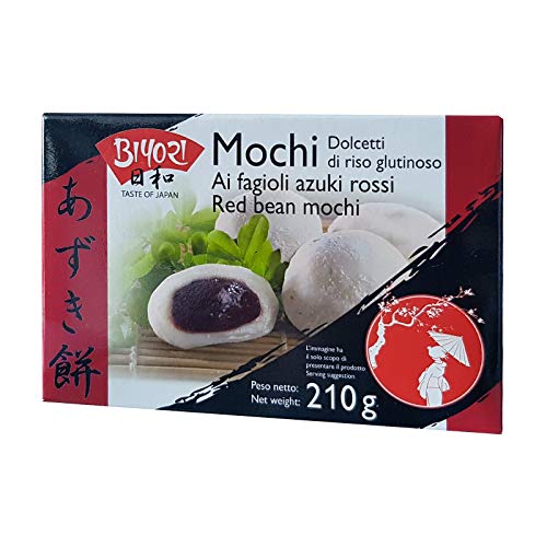 Mochi süßer japanischer Geschmack Azuki Rossi - Biyori 210g von Biyori