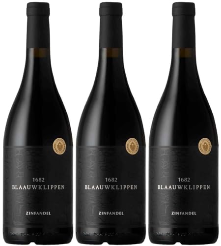 Blaauwklippen Zinfandel Weinpaket | 2019 | Rotwein aus Südafrika (3 x 0.75l) | Trocken | Weine für jeden Geschmack von CAPREO von Blaauwklippen
